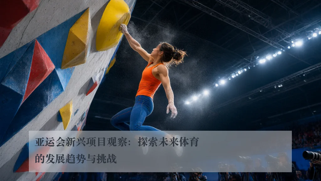 亚运会新兴项目观察:探索未来体育的发展趋势与挑战